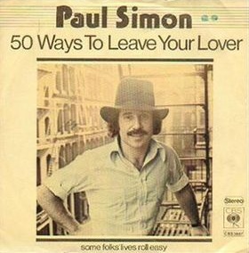 <span class="mw-page-title-main">50 Ways to Leave Your Lover</span> 1975 single by Paul Simon