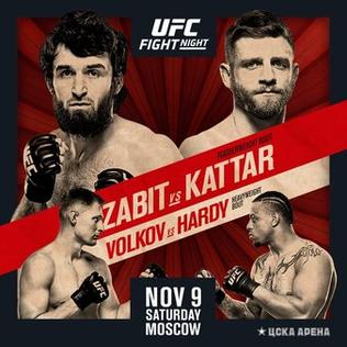 <span class="mw-page-title-main">UFC Fight Night: Magomedsharipov vs. Kattar</span>