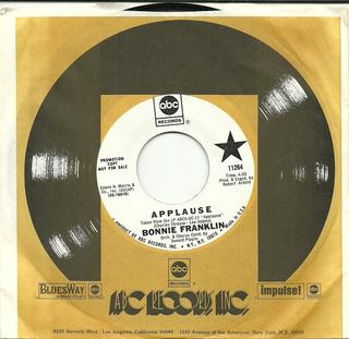 <span class="mw-page-title-main">Applause (Bonnie Franklin song)</span> 1970 single by Bonnie Franklin