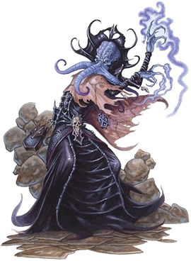 <span class="mw-page-title-main">Illithid</span> Fictional monster from Dungeons & Dragons