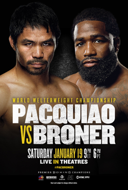 <span class="mw-page-title-main">Manny Pacquiao vs. Adrien Broner</span> 2019 boxing match