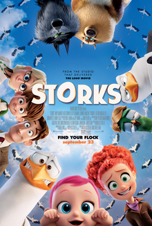 <i>Storks</i> (film) 2016 American animated film