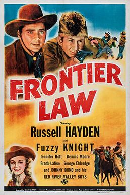 <i>Frontier Law</i> 1943 film by Elmer Clifton