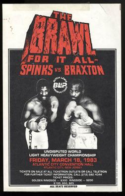 <span class="mw-page-title-main">Michael Spinks vs. Dwight Muhammad Qawi</span> Boxing competition