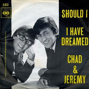 <span class="mw-page-title-main">Should I (song)</span> 1965 song written by Chad Stuart and Jeremy Clyde