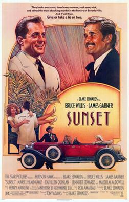 <i>Sunset</i> (1988 film) 1988 American film by Blake Edwards