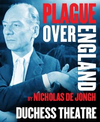 <i>Plague Over England</i> 2008 play written by Nicholas de Jongh