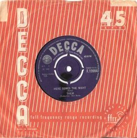 <span class="mw-page-title-main">Here Comes the Night</span> 1964 song