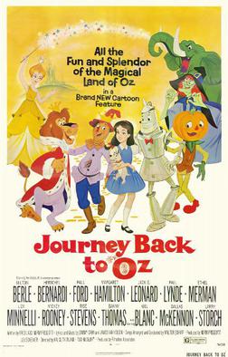 <i>Journey Back to Oz</i> 1972 animated film by Hal Sutherland