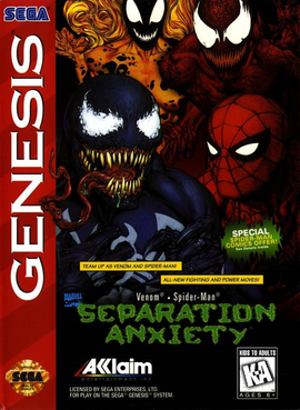 <i>Venom/Spider-Man: Separation Anxiety</i> 1995 video game