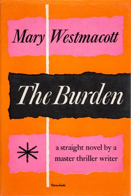 <i>The Burden</i> 1956 novel by Agatha Christie