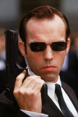 <span class="mw-page-title-main">Agent Smith</span> Fictional character in The Matrix film series; antagonist