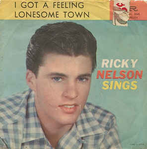 <span class="mw-page-title-main">Lonesome Town</span> 1958 song by Ricky Nelson