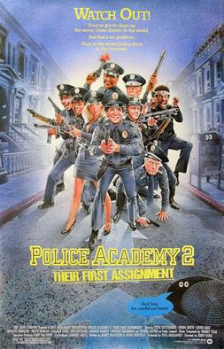 <i>Police Academy 2: Their First Assignment</i> 1985 film directed by Jerry Paris