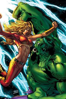 <span class="mw-page-title-main">Thundra</span> Fictional character appearing in American comic books published by Marvel Comics