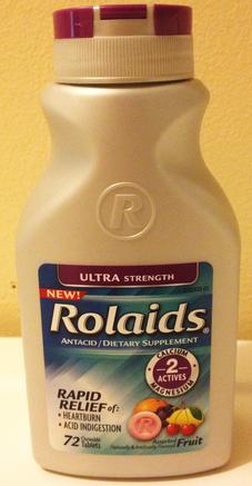 <span class="mw-page-title-main">Rolaids</span> Calcium and magnesium-based antacid