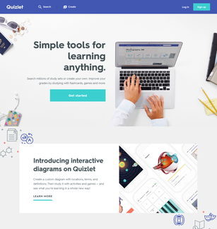 <span class="mw-page-title-main">Quizlet</span> American online studying platform