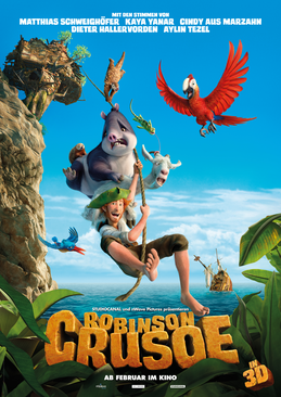 <i>Robinson Crusoe</i> (2016 film) 2016 Belgian-French animated film by Vincent Kesseloot and Ben Stassen