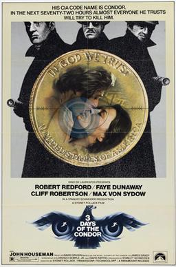 <i>Three Days of the Condor</i> 1975 film by Sydney Pollack