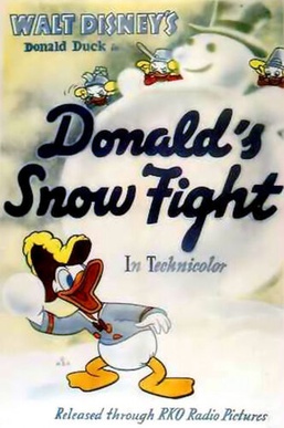 <i>Donalds Snow Fight</i> 1942 Donald Duck cartoon