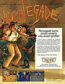 <i>Renegade</i> (video game) 1986 video game