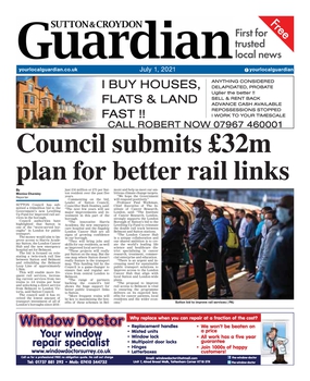 <i>Sutton & Croydon Guardian</i> Free local newspaper published in the London Boroughs of Sutton and Croydon