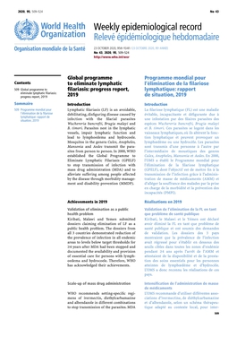 <i>Weekly Epidemiological Record</i> Academic journal