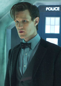 The Eleventh Doctor's second costume, first appearing in "The Bells of Saint John" (2013). Eleventh Doctor purple coat.jpg