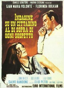 <i>Investigation of a Citizen Above Suspicion</i> 1970 Italian crime drama film