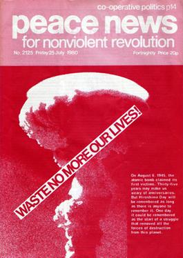 <i>Peace News</i> British pacifist magazine started in 1936