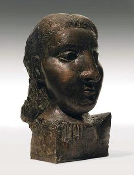 <i>Tete de femme</i> (<i>Dora Maar</i>) Sculpture by Pablo Picasso