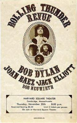 <span class="mw-page-title-main">Rolling Thunder Revue</span> 1975–76 concert tour by Bob Dylan