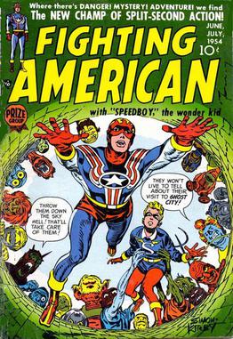 <span class="mw-page-title-main">Fighting American</span> 1954-1955 superhero comic book