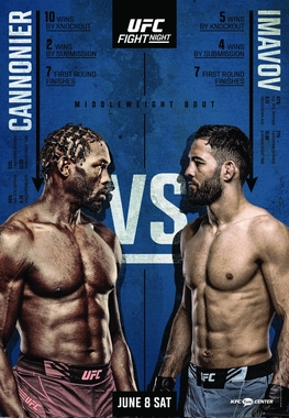 <span class="mw-page-title-main">UFC on ESPN: Cannonier vs. Imavov</span> Mixed martial arts event in 2024