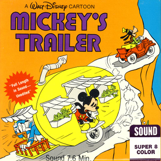 <i>Mickeys Trailer</i> 1938 Mickey Mouse cartoon