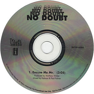 <span class="mw-page-title-main">Excuse Me Mr.</span> 1996 single by No Doubt