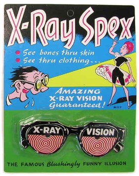 <span class="mw-page-title-main">X-ray specs</span> Novelty eyewear