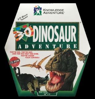 <i>3-D Dinosaur Adventure</i> 1993 educational video game