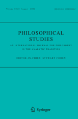 <i>Philosophical Studies</i> Peer-reviewed academic journal by Springer Nature