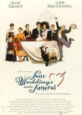 <i>Four Weddings and a Funeral</i> 1994 film by Mike Newell