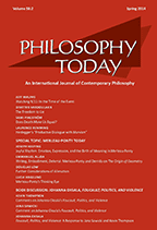 <i>Philosophy Today</i> Academic journal