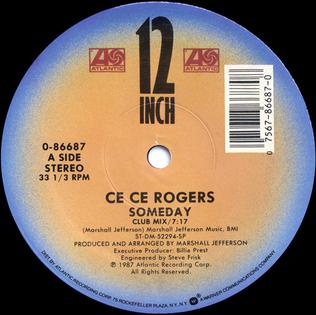 <span class="mw-page-title-main">Someday (CeCe Rogers song)</span> 1987 single by CeCe Rogers