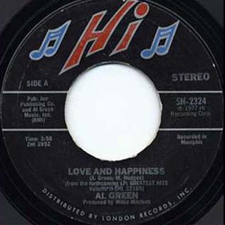 <span class="mw-page-title-main">Love and Happiness</span> 1973 single by Al Green