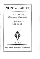 <i>Now and After</i> 1929 introduction to the principles of anarchism by Alexander Berkman