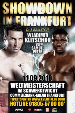 <span class="mw-page-title-main">Wladimir Klitschko vs. Samuel Peter II</span> Boxing Match