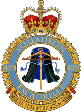 <span class="mw-page-title-main">409 Tactical Fighter Squadron</span> Canadian military flying unit