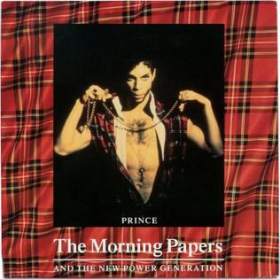 <span class="mw-page-title-main">The Morning Papers</span> 1993 single by Prince and the New Power Generation