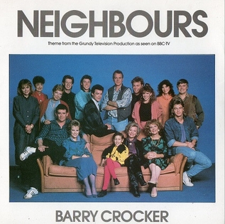 <i>Neighbours</i> theme song 1987 single by Barry Crocker