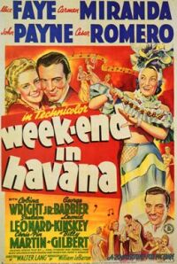 <i>Week-End in Havana</i> 1941 film by Walter Lang