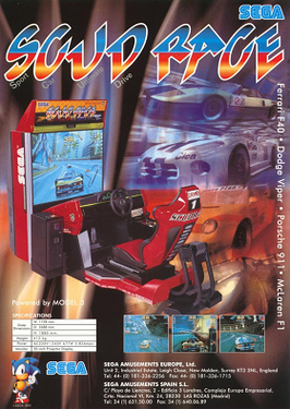 <i>Scud Race</i> 1996 video game